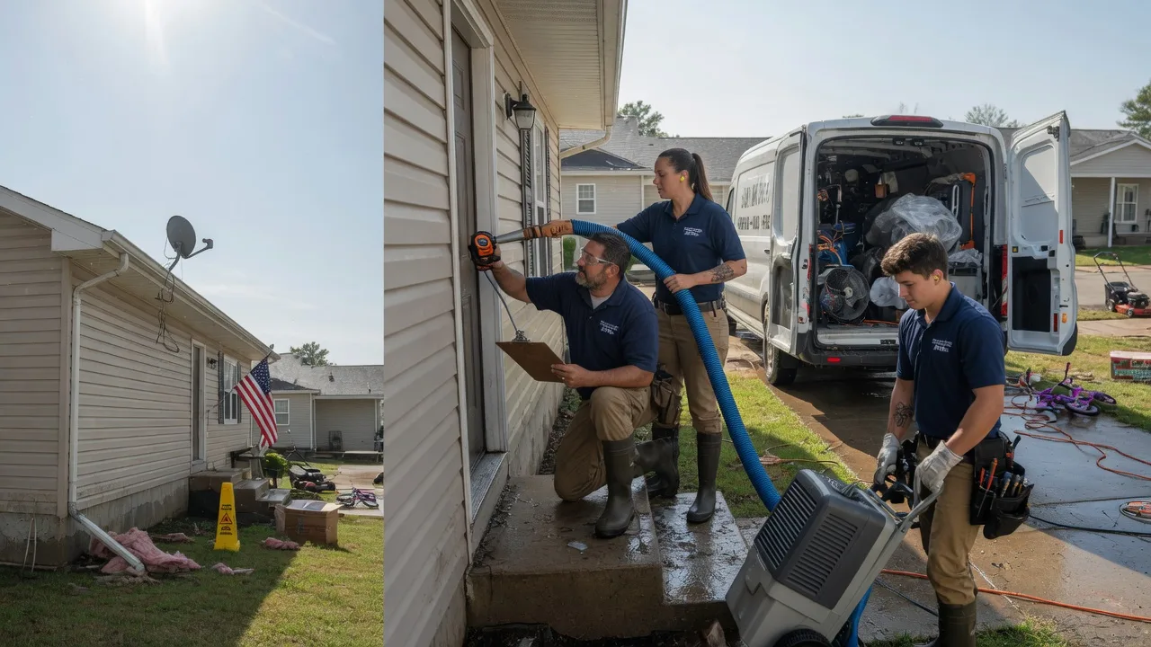 Ceiling Water Damage Restoration in Siloam Springs, AR near me